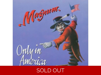 Magnum ‎– Only In America - UK 1st Issue 3 Track 12" Single In Picture Cover c/w White Inner Sleeve